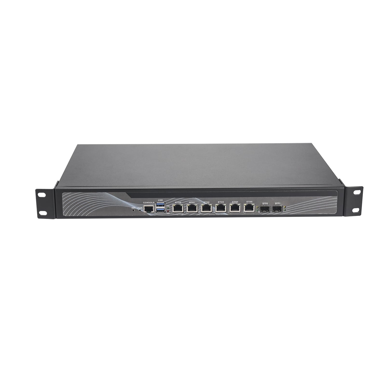 10GbE Firewall Hardware Appliance, Mikrotik, PFSense, OPNsense, Untangle, 1U Network, VPN, Router PC, I7 4700MQ, RS57, 6 x 2.5GbE LAN, Console, 2 x SFP+, 4G RAM, 128G SSD