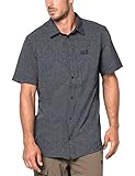 Hemd für Reisen und Alltag Jack Wolfskin Herren Hemd Barrel Shirt, Night Blue, XXL, 1402691-1010006