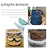 3 PCS Cake Arch Guide Tools,Ruffle Piping Guide,for Evenly Spaced Piping for 4"-12" Cakes,Cake Swag Marker Tool,Cake Decoration Tools & Making Supplies(Style 1) #3