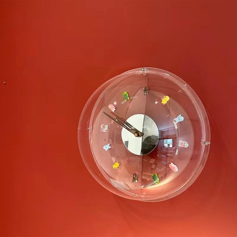 Miniatura 4 de Reloj de pared  Reloj estereoscópico  Adorno de habitación  Reloj de pared moderno  Decoración del hogar