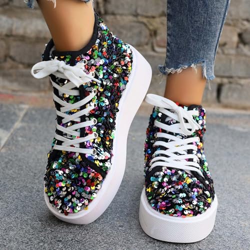 Baskets montantes femmes légères chaussures marche courses basses