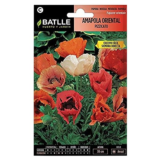 Semillas Batlle Amapola Oriental PIZZICATO