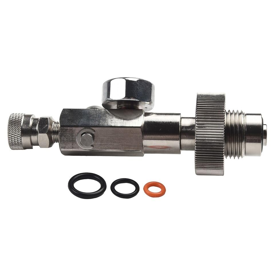 DREAWOO Converter Adapter 4500Psi Air Scuba Charging Valve Din G5/8 Male Thread HPA