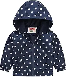 Casaco leve com capuz e capuz para meninas e meninos primavera outono com capuz e zíper para bebês