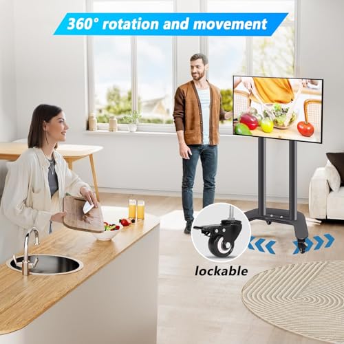Soporte móvil ajustable para TV de 32-60 pulgadas miniatura 6