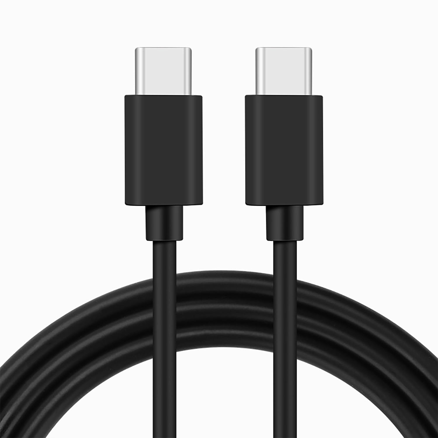 FOSSIBOT 66W USB Type C Cable 66w Fast Charging Cable 21V3A Fast Charging Type C Fast Charge Cord 100cm Black