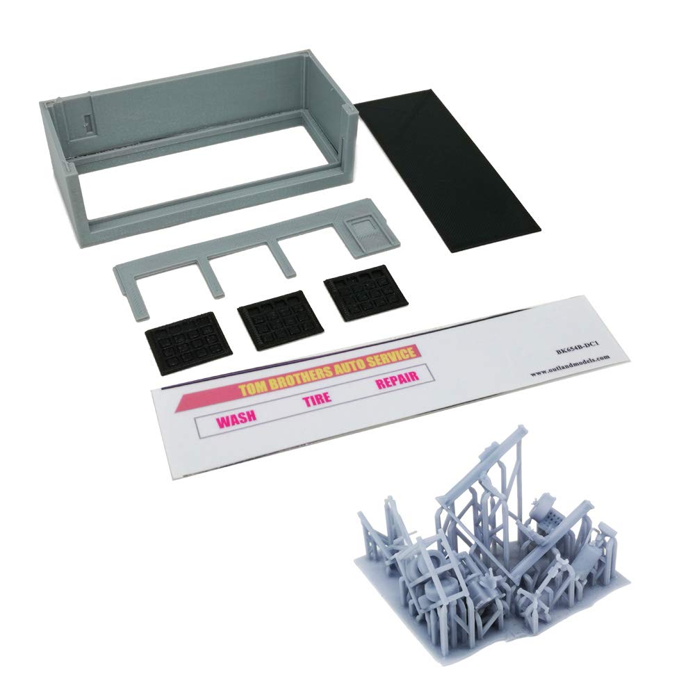 Outland Models – Abri De Bus Miniature – Échelle 1/64 – Kit à Monter – Paysage Urbain