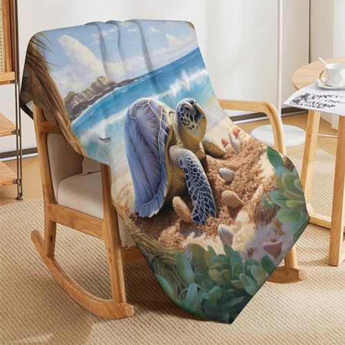 Couverture tortue polaire chaude contre les frissons sur le lit
