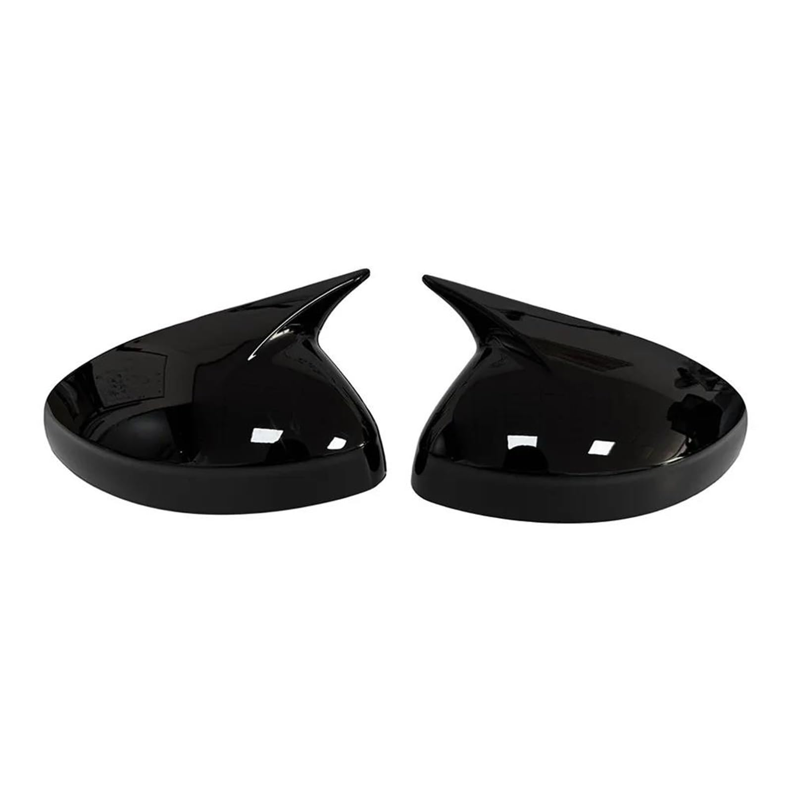 for A1 2011-2014 Car Sticker Rearview Side Mirror Cover Wing Cap Trim(Gloss Black)