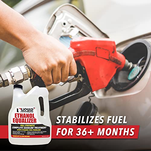 Liquid Performance - Ethanol Equalizer - 128Oz - Full Synthetic Complete Gas Treatment - Cleans And Lubricates Fuel System - Stops Ethanol Fuel Problems #TOP5