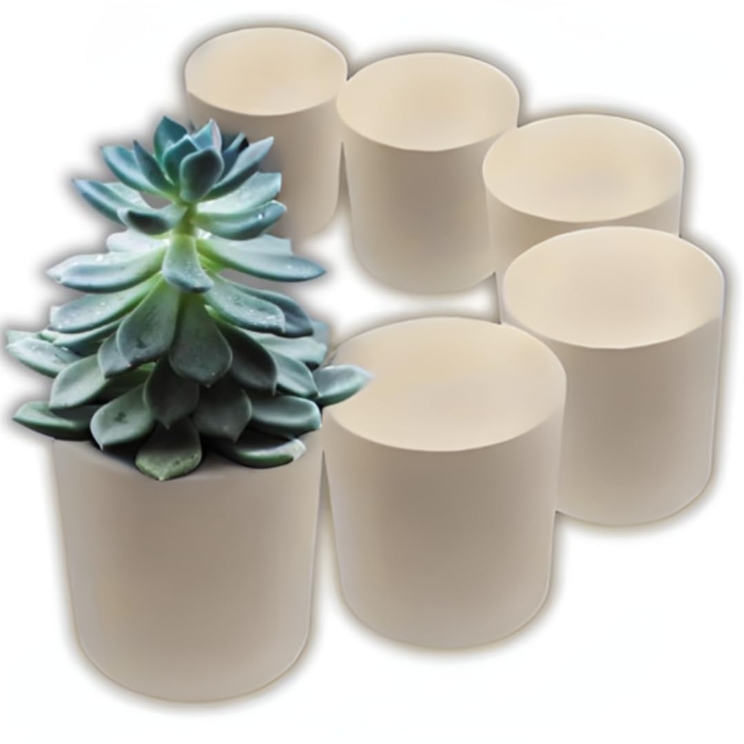 XCEL Floral Foam Block Unlike Any Other - Reusable Floral Blocks Flower Foam for Artificial Flower Arrangements (Cream - 3" x 3" Round (10 Pack))