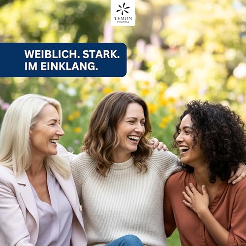 Lemon Pharma Bio Bachblüten Tropfen N°50 Meno – Emotionale Balance & Wohlbefinden in den Wechseljahren – für innere Ruhe, Gelassenheit & Stabilität – vegan, 20 ml