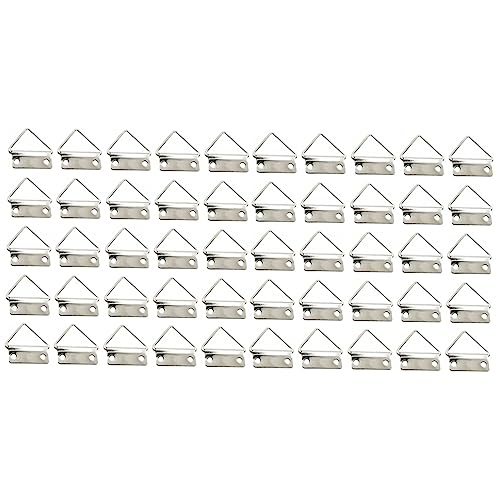 100 Stück Bilderrahmen-Clips + Schrauben - Drehknopf-Verschlüsse Aus Eisen Zum Sichern Von Fotos & Postern