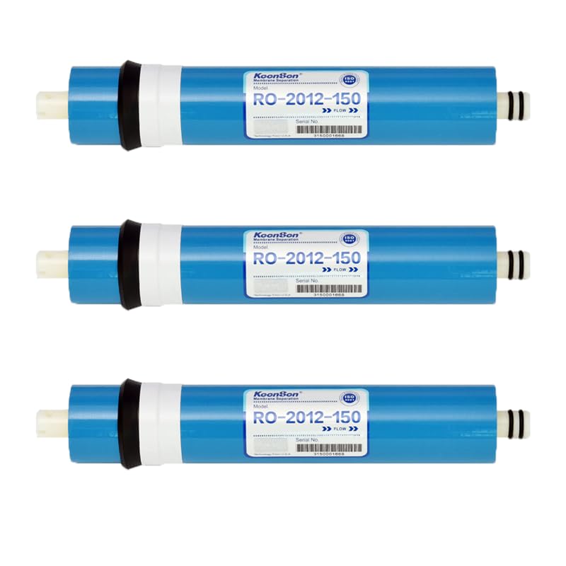 Membrana RO-2012-150 GPD ad alte prestazioni - serie residenziale - per impianti ad osmosi 3 PEZZI