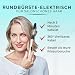 3 PAGEN® Lockenbürste elektrisch, Lockenstab - Haar-Styler für Volumen, Locken und Wellen, geeignet für alle Haarlängen, Bronze-Schwarz, inkl. Ein-/Ausschalter mit LED-Anzeige, Kunststoff