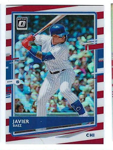 JAVIER BAEZ 2020 Donruss Optic #115 FREEDOM LIBERTY PRIZM PARALLEL Card #09 of only 45 Made! Chicago Cubs Baseball