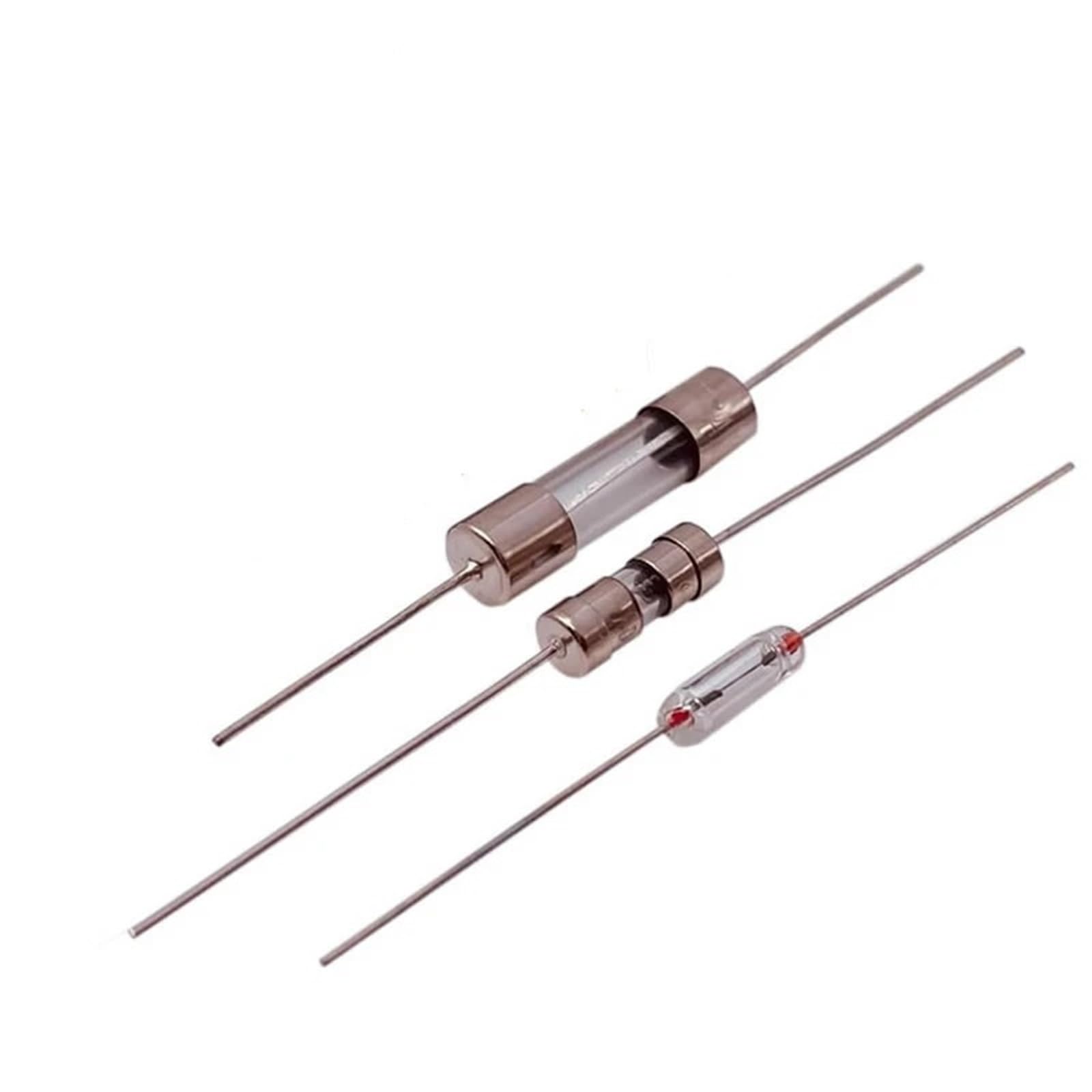 Fusible de tubo de vidrio en línea de un solo uso, 20 A, 25 A, 30 A, 10 unidades(25A,5x20)