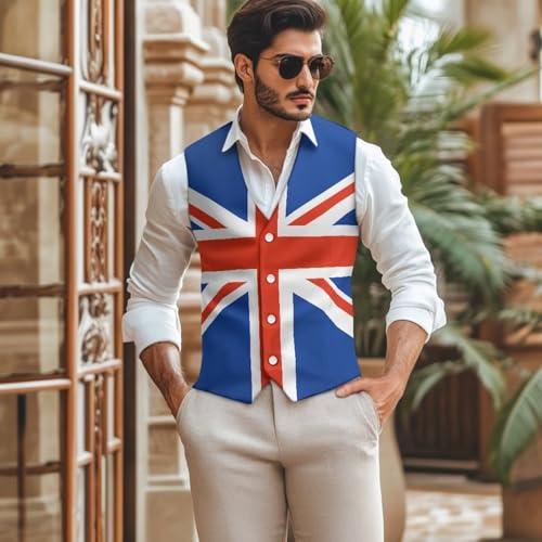 Men's Casual Business Formal Vests Suit Tuxedo Lightweight Waistcoat Slim Fit Dress Blazer Vest Jackets S-4XL2