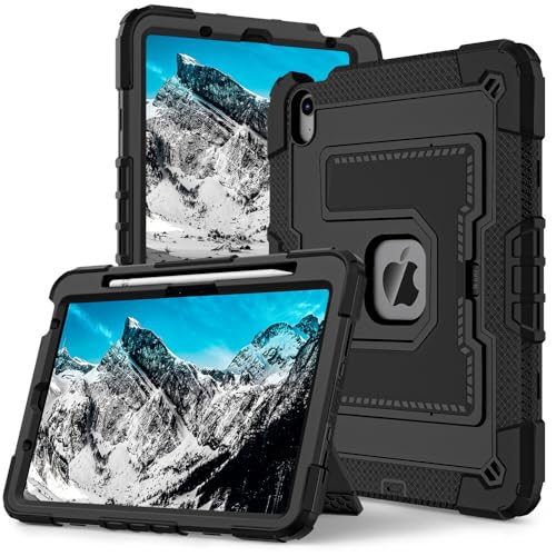 Coque silicone iPad Air 11 M3 rabat intelligent et bandoulière