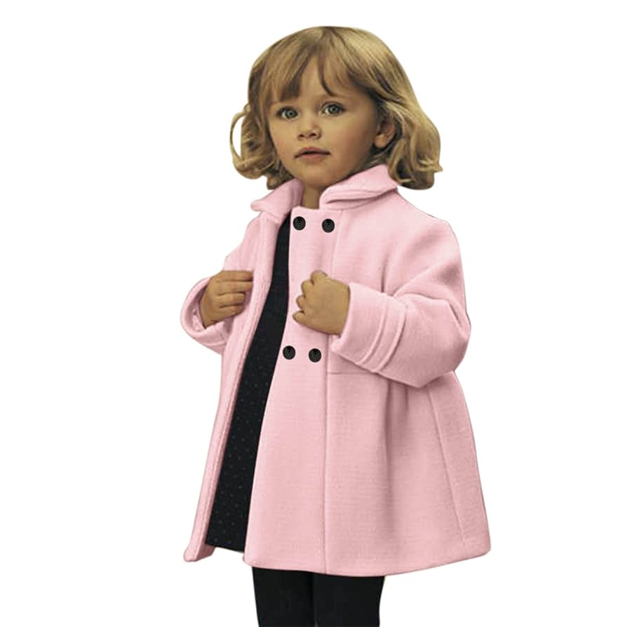 ジャケット ETMON Alpaca Wool Winter Jacket, Pink Amazon.com: Toddler Girls Dress Coat Winter Windproof Coat