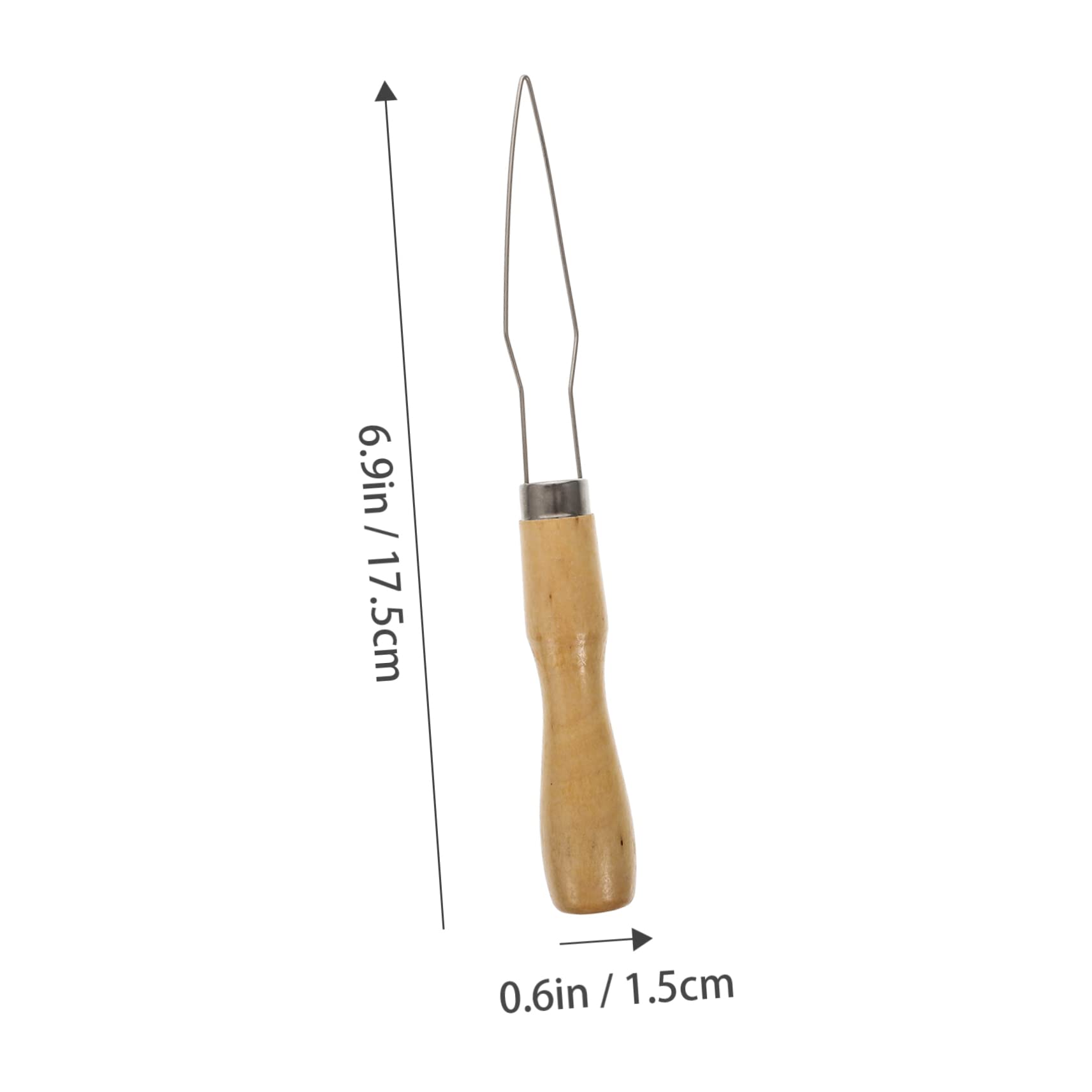 FRCOLOR 3pcs Button Threader Button Dressing Stick Button Assist Device Useful Button Hook Grab Handle Zipper Pull Helper Dressing Stick Button Snap Button Tool Buckle Bodysuit Wood