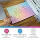 50 Blatt Briefpapier (A4) | Heller Regenbogen Verlauf | Motivpapier | edles Design Papier | beidseitig bedruckt | Bastelpapier | 90 g/m²