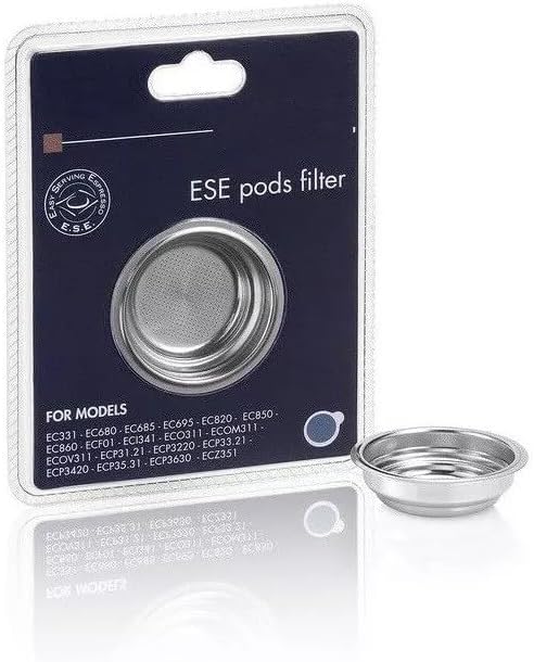 Filter E.S.E Pod One Cup Pod Pad Holder DLSC402 compatible with Delonghi Espresso Coffee Machines