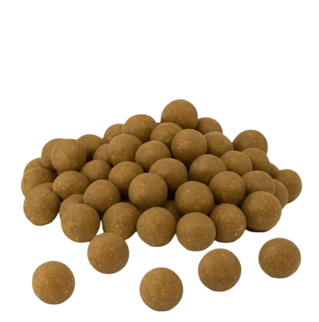 Premium Leber Boilie Bundle - 3 kg - 16 mm - mit Pop Up Boilies und Amino Dip, Carp Baits, Karpfenköder zum Angeln, Set Futterboilies zum Anfüttern von Karpfen, Angelfutter mit Lockstoff