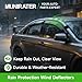 munirater Acrylic Vent Window Visors Rain Guard Replacement for 2008-2017 Mitsubishi Lancer