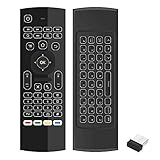 5 in 1 Super Combo: Air Mouse + Wireless Keyboard + IR Lernen Fernbedienung + Motion Sensing Game + Hintergrundbeleuchtung.