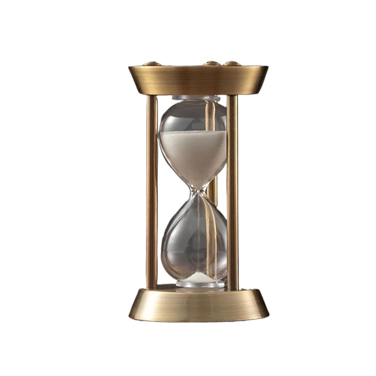 Empty Hourglass, Hourglass Sand Timer, Multicolor, Multiple Sizes, Keepsake(Wit,10 minutes)