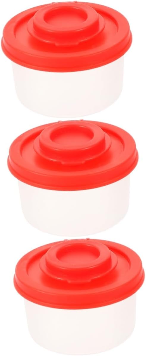 Amosfun 6pcs Airtight Spice Jars Seasoning Dispenser for Salt Pepper for Outdoor Picnic Travel Material Easy to Clean