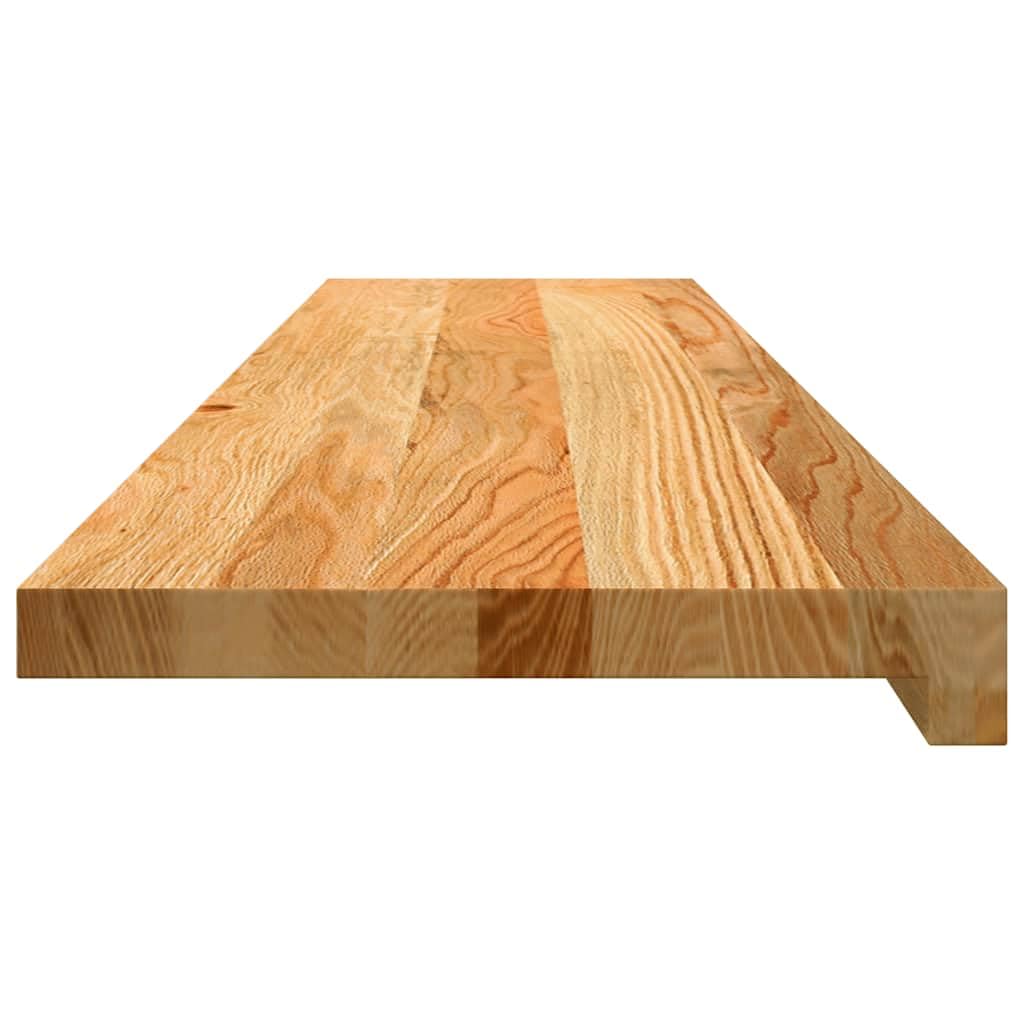 20 gradini per gradini, in legno massello, 110 x 25 x 2 cm, marrone