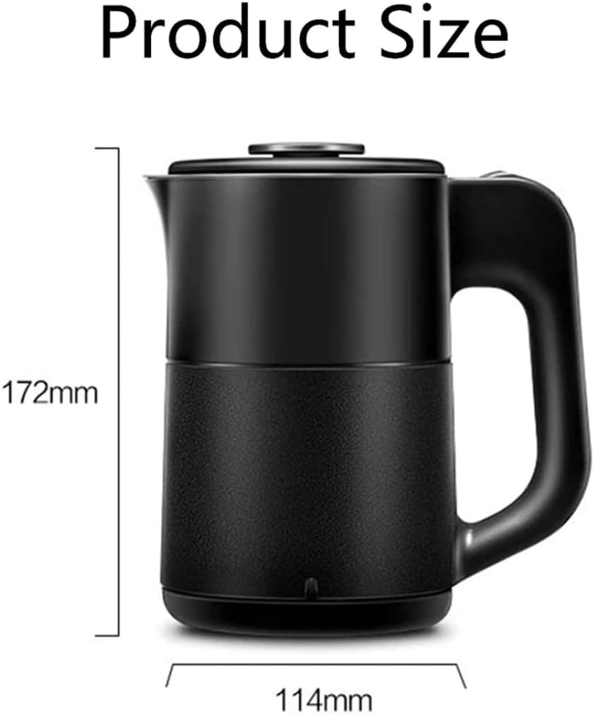 Portable Electric Kettle Stainless Steel Kettle Mini Jug Kettle 800W Fast Boiled Electric Kettle for Dormitory 0.6L 110V-220V.