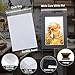 Acid Free 25 Pack 11x14 Pre-Cut Mat Board Show Kit for 8x10 Photos, Prints or Artworks, 25 Core Bevel Cut Matts and 25 Backing Boards and 25 Crystal Plastic Bags, Black