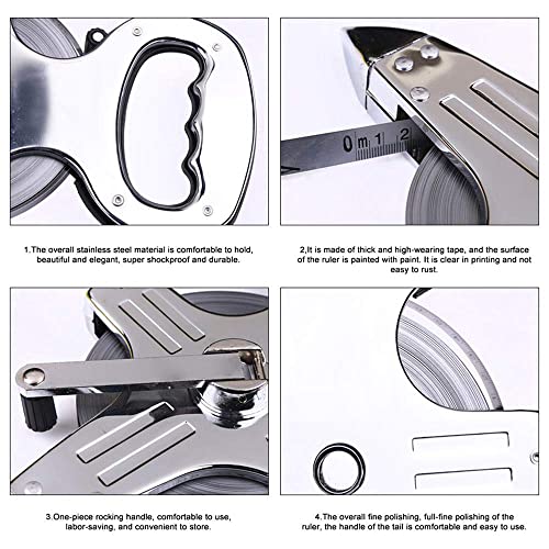 Cinta Métrica 100 m Acero Inoxidable Hegebeck miniatura 5