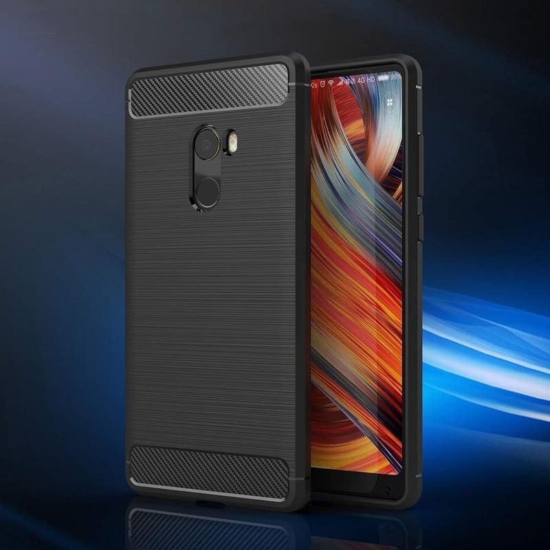 Image of Hybrid Carbon Fiber Back Case for Mi Mix 2 (Black)