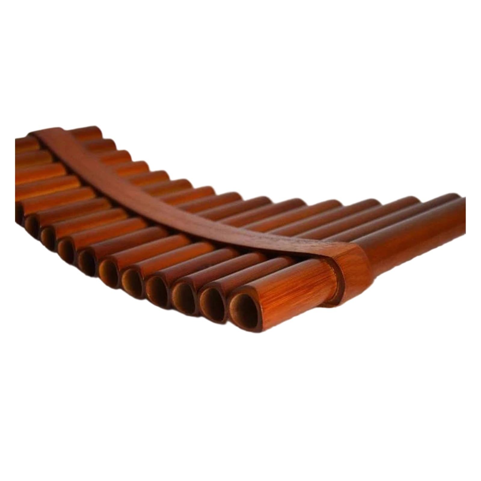 Professionelles Panflöten Blasinstrument 15 Rohr Bambusflöte Für Anfänger Für Erlernen Der Panflöte Traditionelles Musikinstrument(G Key Right)