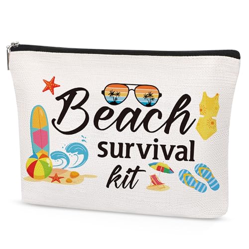 4 Pcs Greece Makeup Bags Gifts for Women, Greece Souvenirs City Themed Gifts Cosmetic Bag, Travel Gifts for Girls Besties Best Friend Bff Sister Daughter