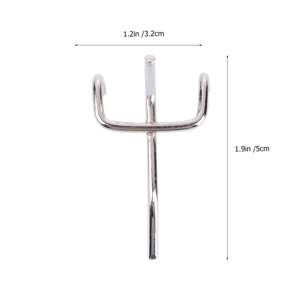 Cabilock 50 Pièces Crochets de Panneau Perforé Assortiment de Panneau Perforé Organisateur D'outil Crochets de pour Organiser Le Système de Stockage D'outils 5 Cm