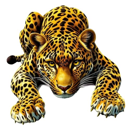Vinilo Decorativo Leopardo 3D, Impermeable y Removible