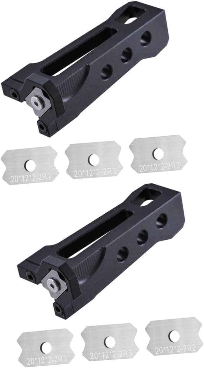 balacoo 2pcs Hand Planer Wood Trimming Tool Multiple Blades for Smooth Edge Banding Construction for Woodworking and Projects