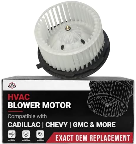 AC Heater Blower Motor - Compatible with Chevy, GMC and other GM Vehicles - Silverado, Tahoe, Avalanche, Suburban, Escalade, Sierra, Yukon, H2 - Replaces 15-81683, 22741027, 20760618, 700164 - ATC
