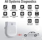 Autel AP200(HT200) Bluetooth OBD2 Scanner, Code Reader with Full Systems Diagnoses and 19 Service Functions, Mini Size Version of MK808 Diagnostic, Vehicle Scan Tool for iPhone & Android Devices