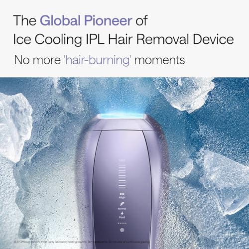 IPL Hair Removal Device, Ulike Air 10, 15℃ Patented Sapphire Ice Cooling, Dual Lights for Double Efficiency, Skin Sensor & SHR Mode* for Painless Experience, IPL Hair Remover from Home, Violet Purple - Image 4