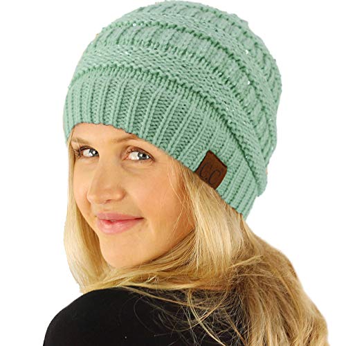 Image of Hatsandscarf CC Exclusives Solid Color Beanie Tail Hat for Adult (MB-20A)
