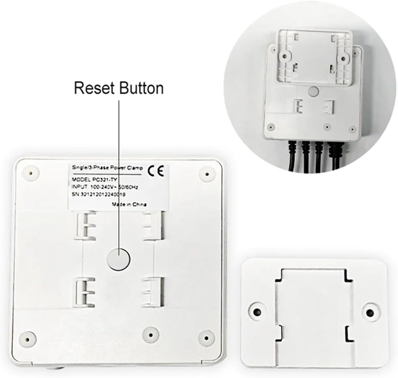 AEE2 Single/Three-Phase Energy Meter Clamp-on Current Transformer Power Monitoring Device
