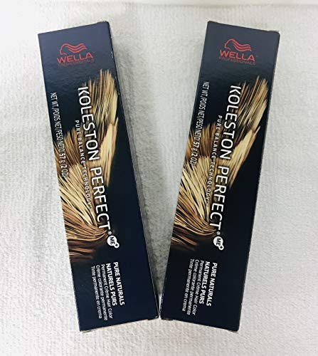 Wella Koleston Perfect ME+ Permanent Creme Hair Color (6/0 Dark Blond/Natural) PACK OF 2
