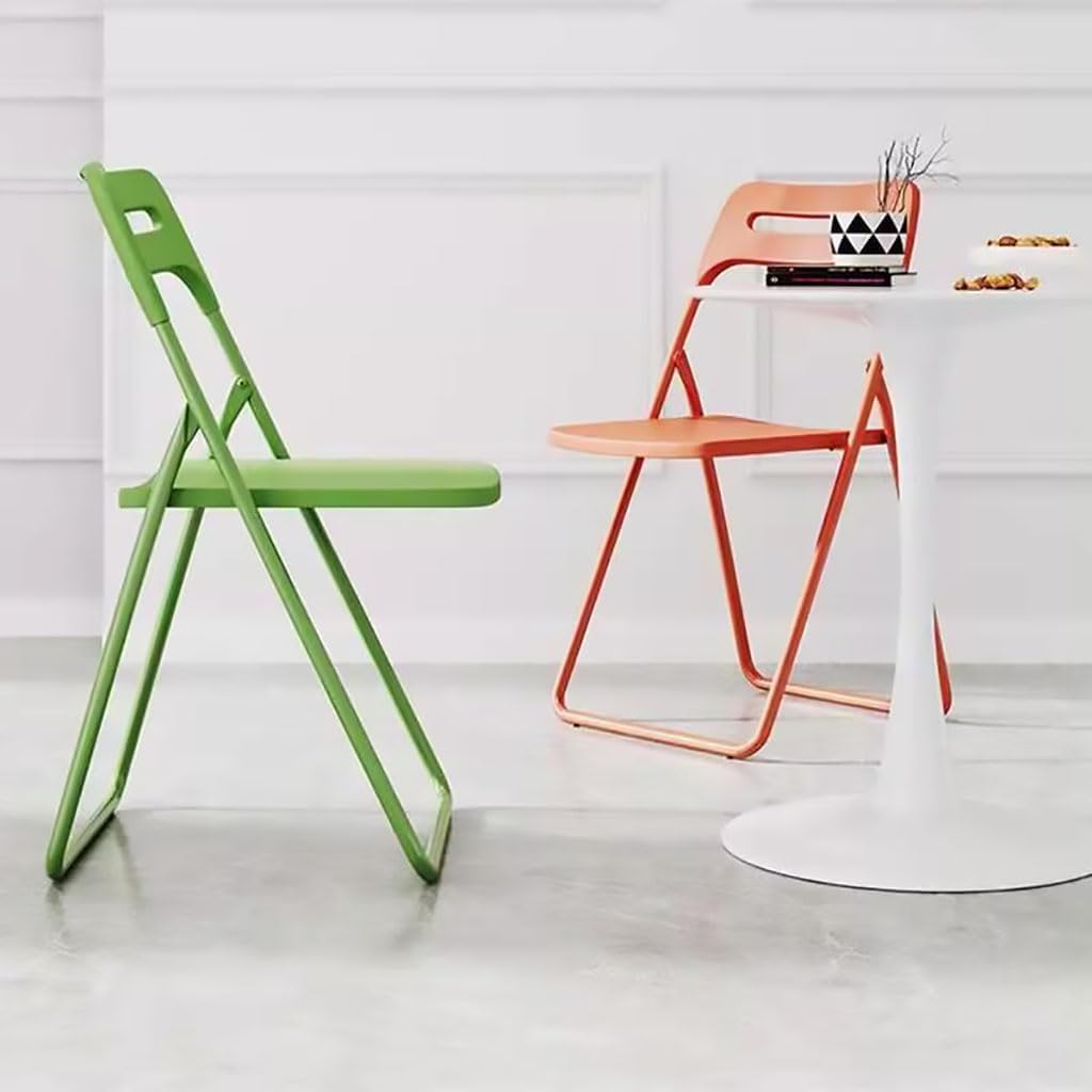 Plastic Folding Chairs,Indoor and Outdoor Stackable Commercial Seating,Metal Steel Frame Folding Chairs,Portable Folding Chairs for Wedding Party,Grey