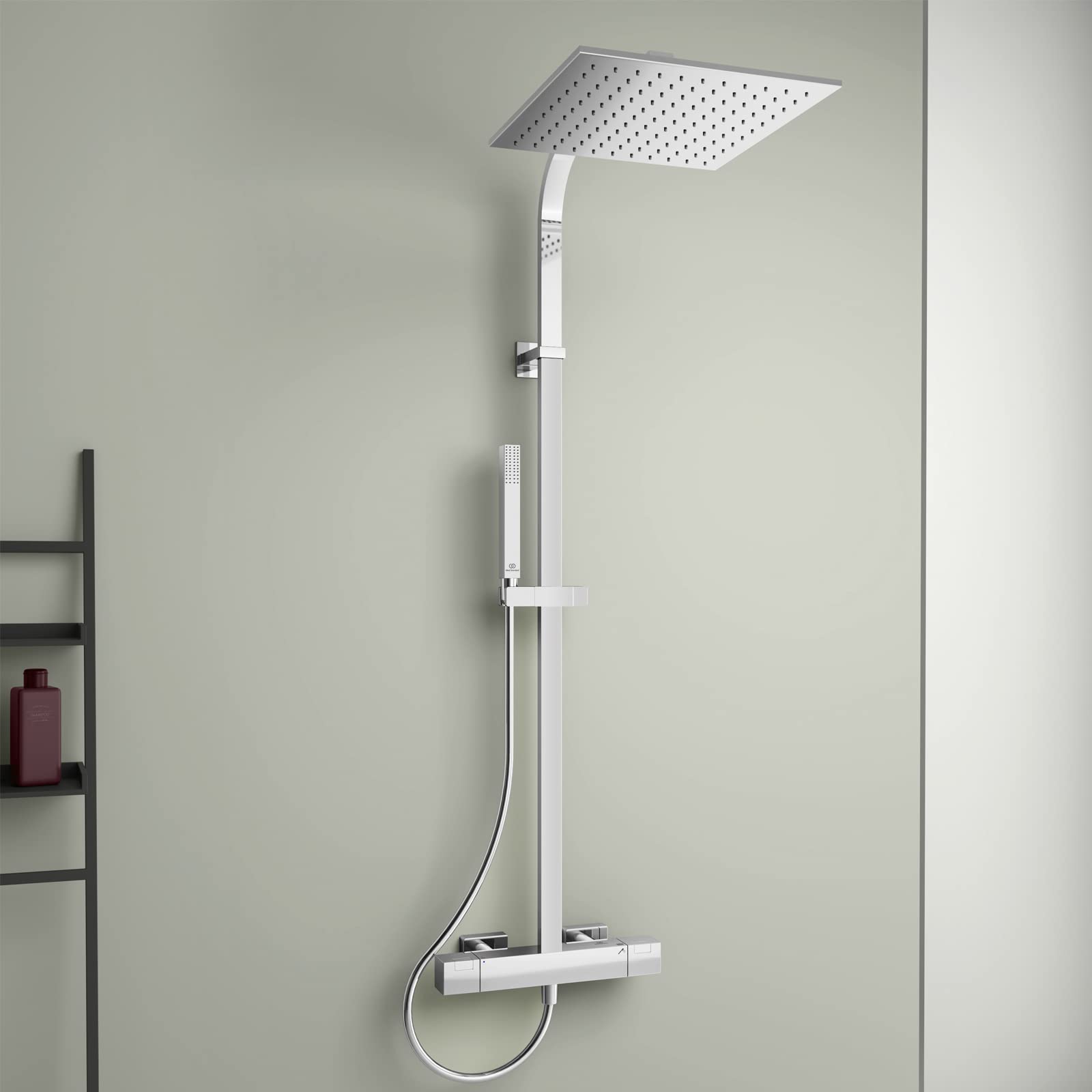 Ideal Standard - Ceratherm C100 Colonna doccia con termostatico esterno, Cromato